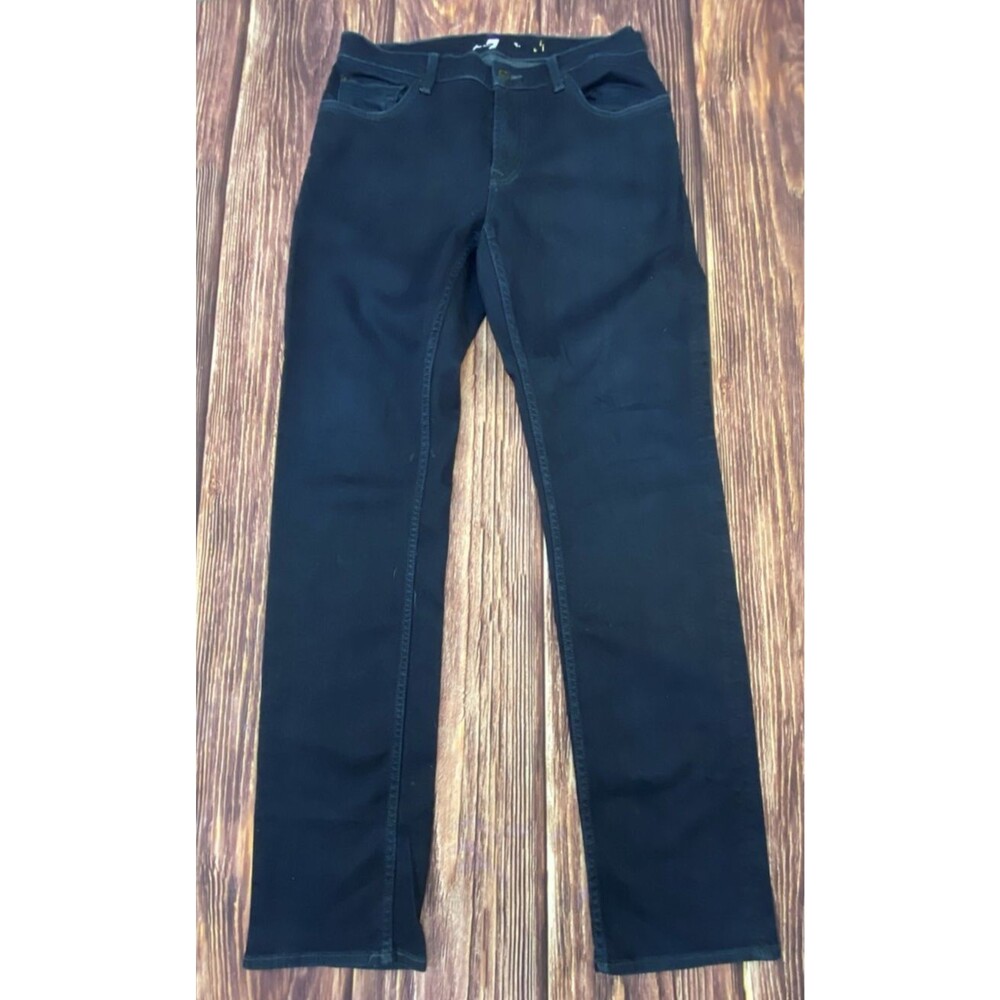 7 For All Mankind Womens Dark Wash Jeans Size 31 Premium Designer Denim